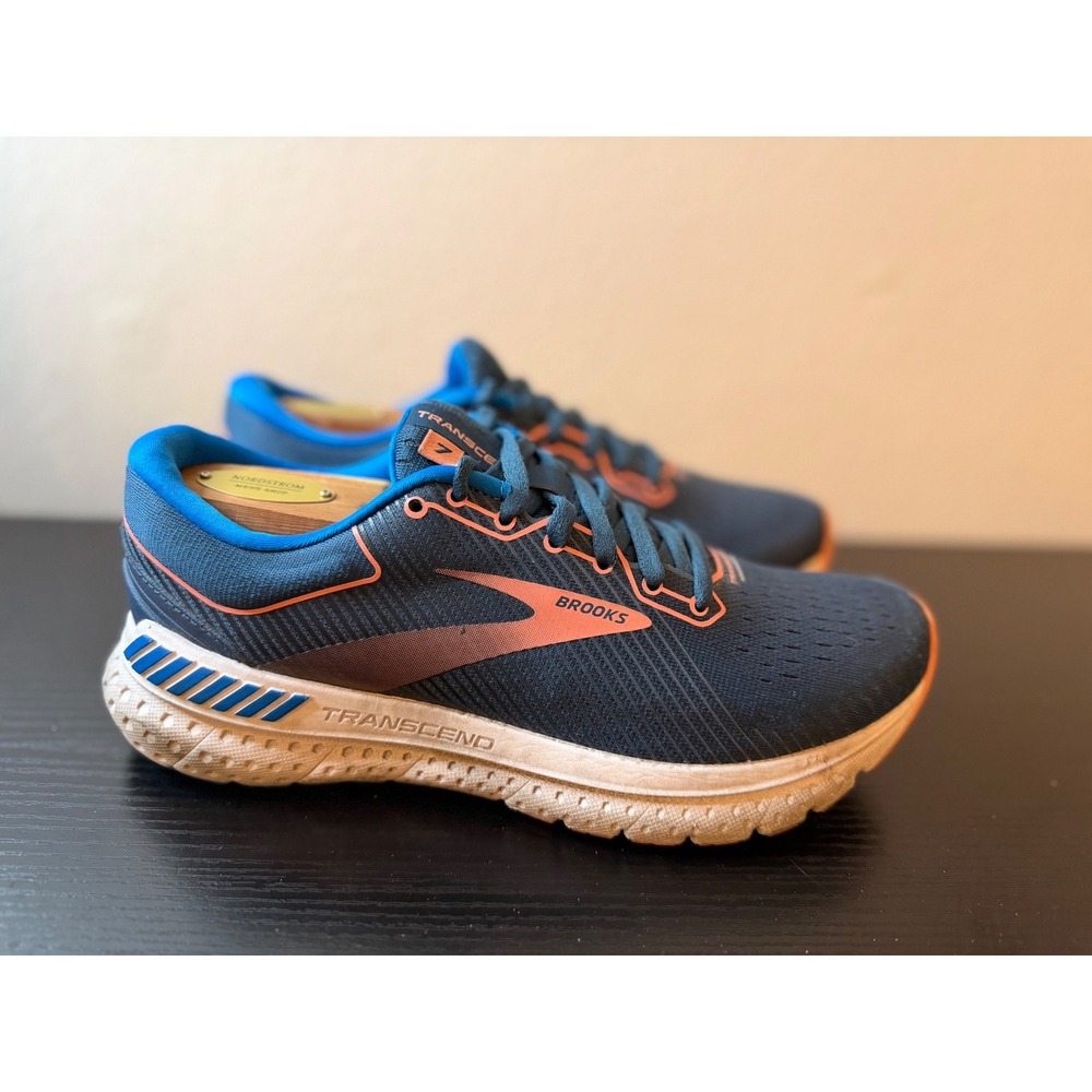 Brooks Transcend 7 Womens Size 8 Running Shoes Blue Coral 1203191B480